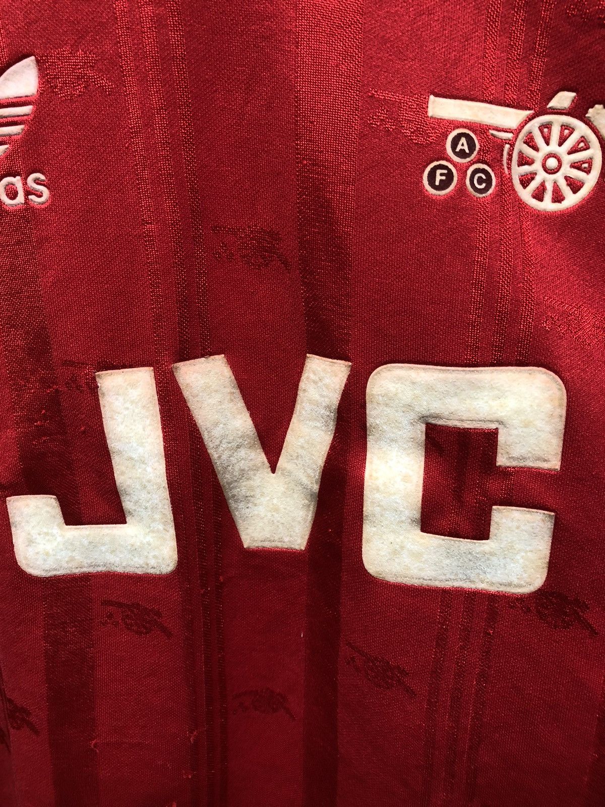 Adidas × Vintage Adidas x Arsenal x JVC Size US M / EU 48-50 / 2 - 2 Thumbnail