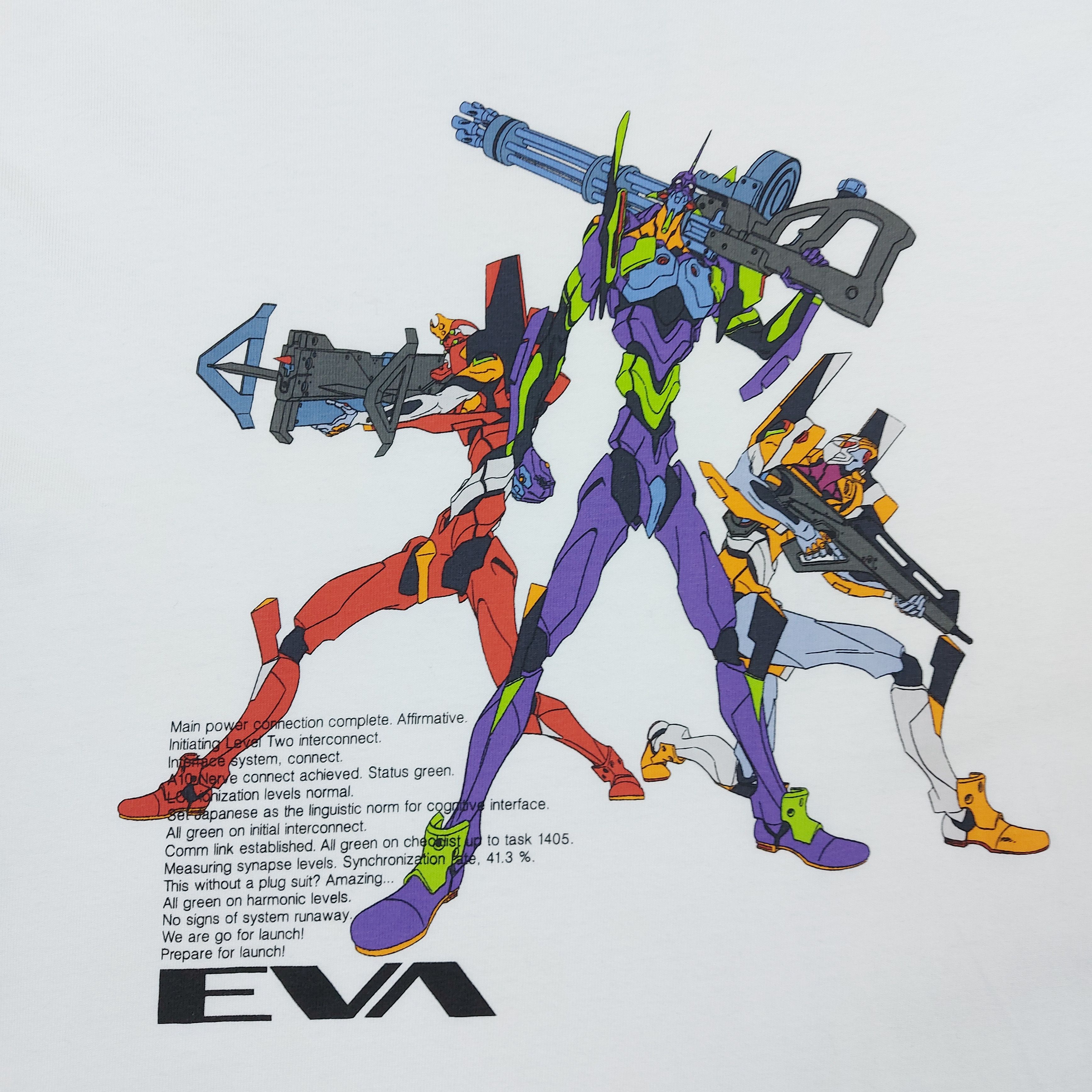 Anime Uniqlo UT Evangelion EVA Anime JP Neon Genesis TEE Size US L / EU 52-54 / 3 - 2 Thumbnail