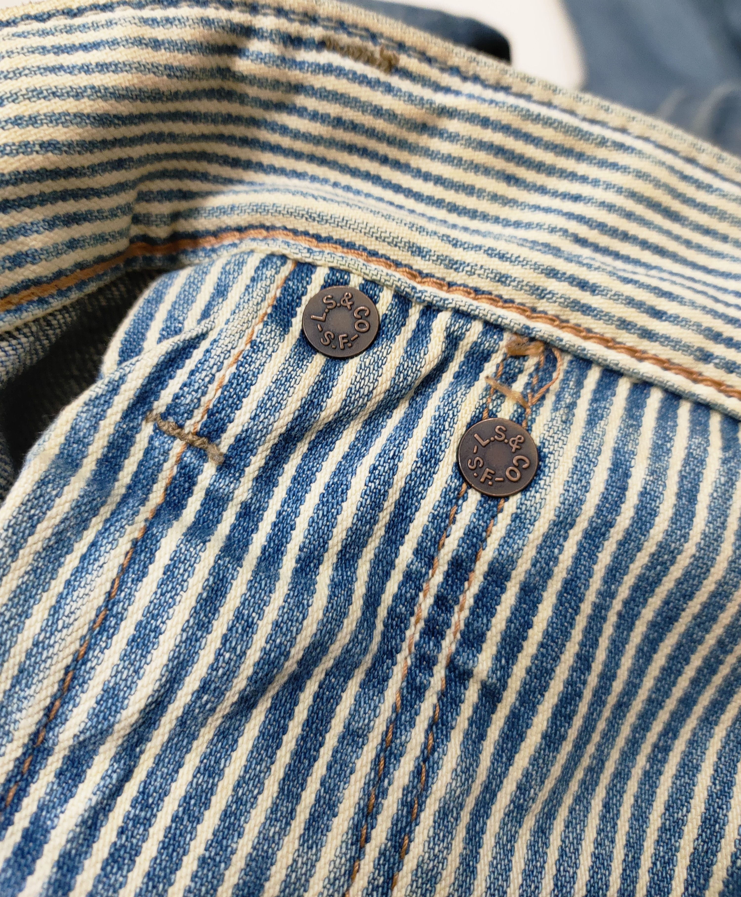 Levi's 💥 Flared Levi's 522 Buckle Back Distressed💥 Size US 32 / EU 48 - 18 Thumbnail