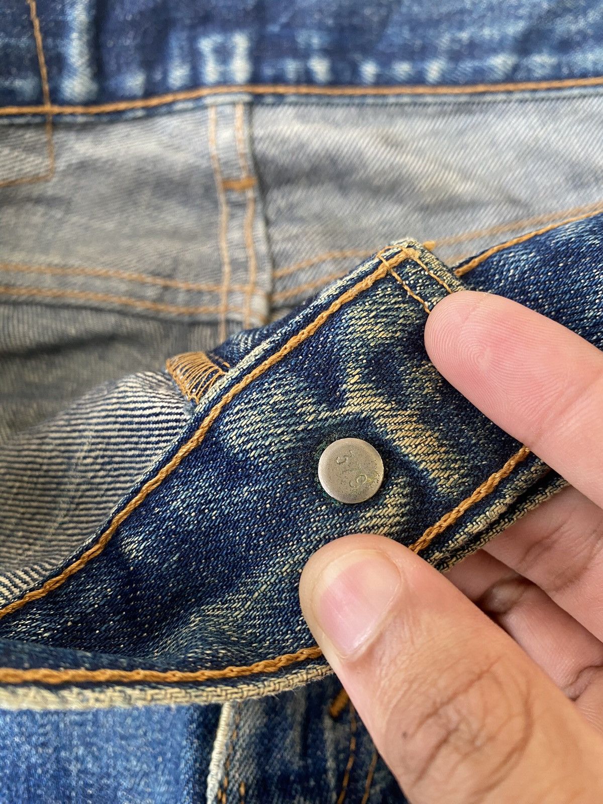 Beauty Beast × Levi's LEVIS 505 RUSTY DISTRESSED DENIM JEANS JAPAN Size US 29 - 12 Thumbnail