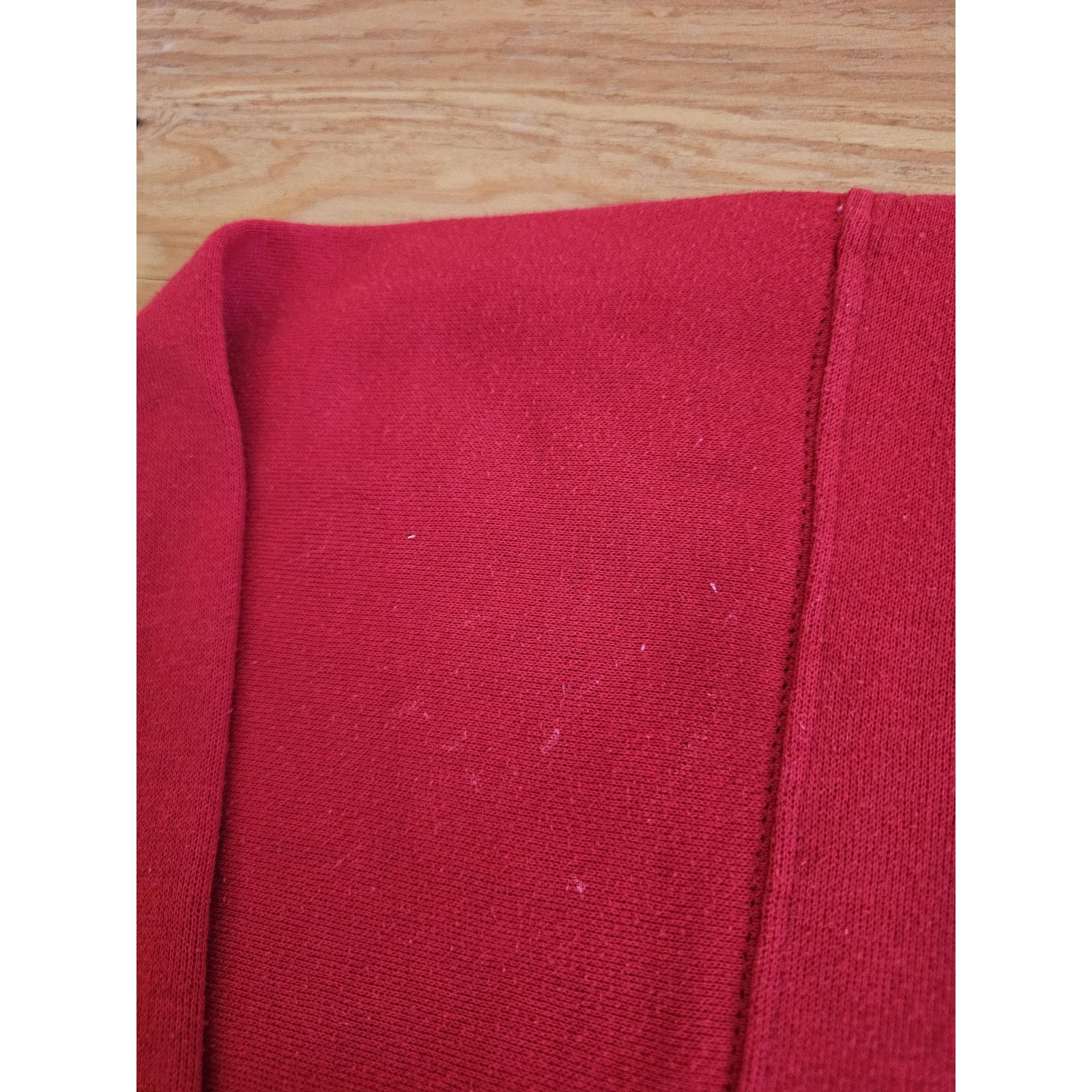 Other University of Nebraska Red Argyle Sweatshirt Womens M 1990s Size M / US 6-8 / IT 42-44 - 5 Thumbnail