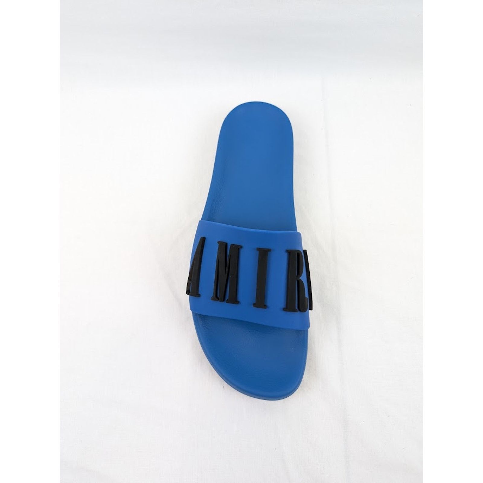 Amiri o1rshd1 Logo Pool Slide in Blue/Black Size US 12 / EU 45 - 8 Thumbnail