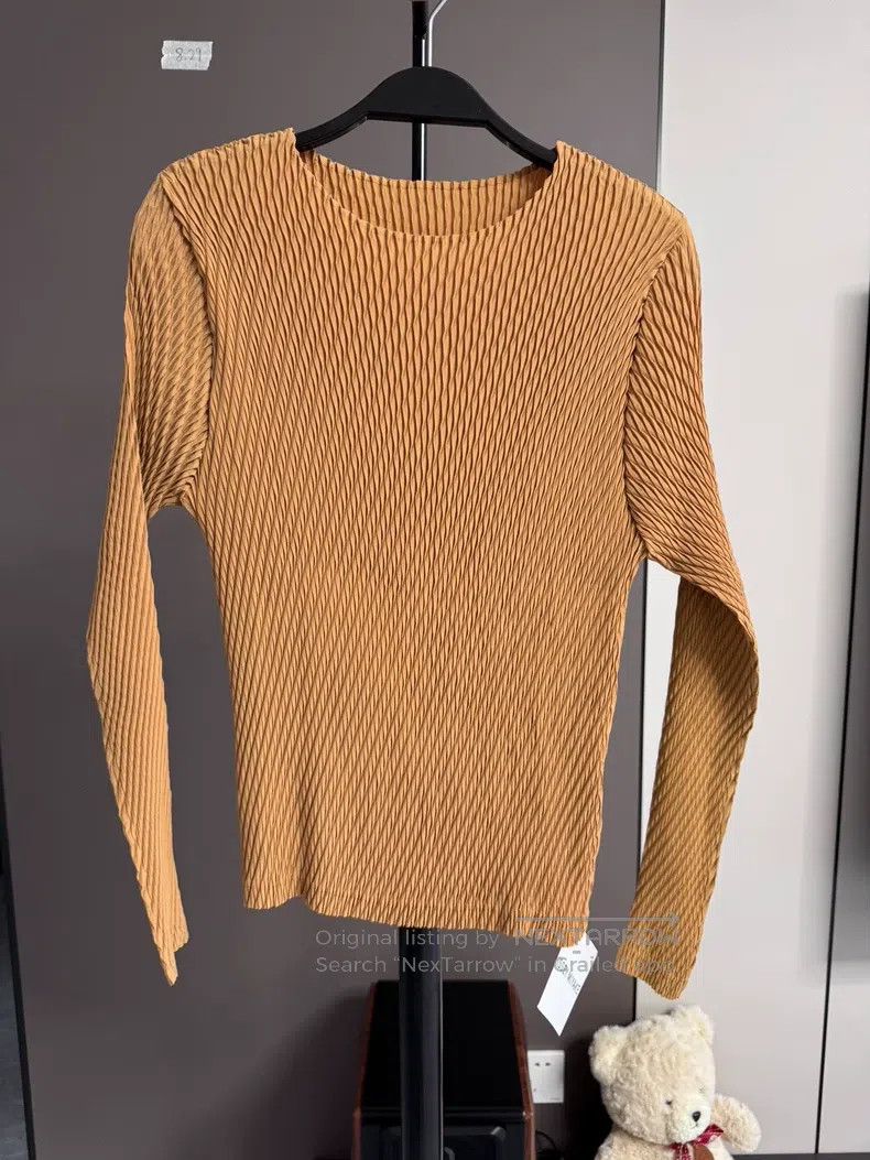 Issey Miyake Issey Miyake Mock Neck Willow Pattern Top in Fluorescent G Size M / US 6-8 / IT 42-44 - 1 Thumbnail