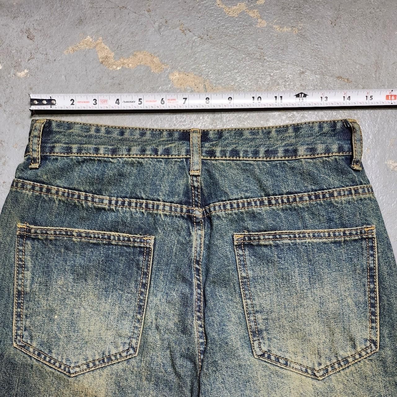Japanese Brand Y2k/2000s baggy faded sandwash jeans Size US 28 / EU 44 - 4 Thumbnail