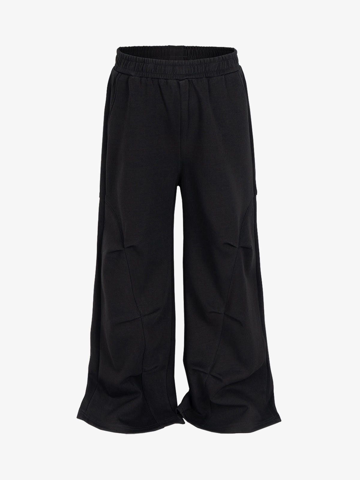 Vintage Pleated Crease Wide-leg Mopping Casual Pants Size US 32 / EU 48 - 3 Thumbnail