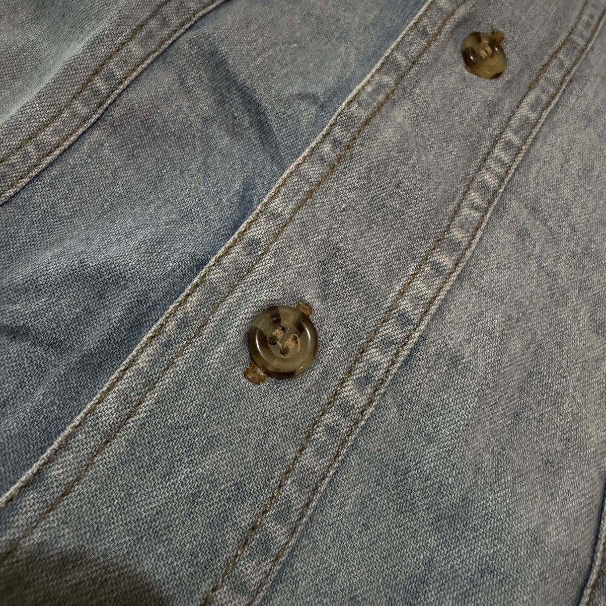 Stone Island Vintage stone island garments denim shirt Size US L / EU 52-54 / 3 - 2 Thumbnail