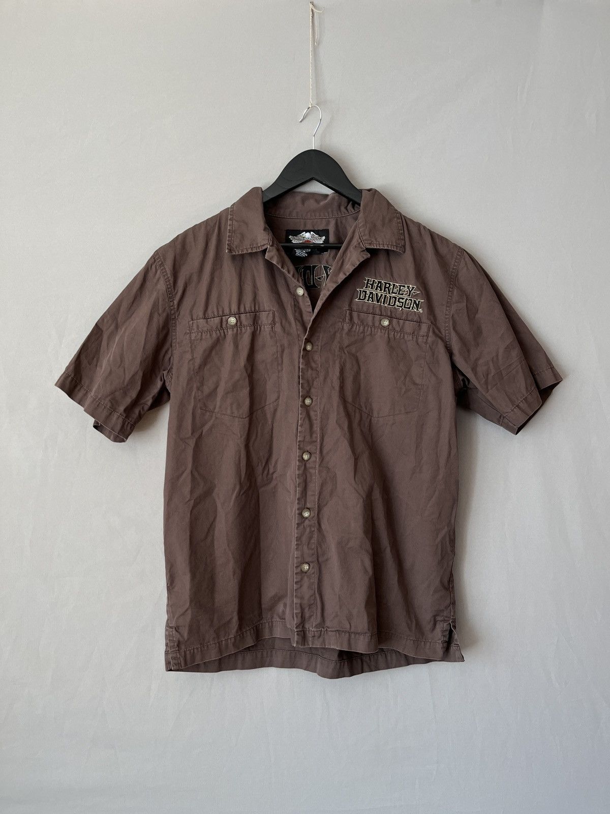 Harley Davidson Harley Davidson Short Sleeve Big Logo Shirt Size US M / EU 48-50 / 2 - 2 Thumbnail