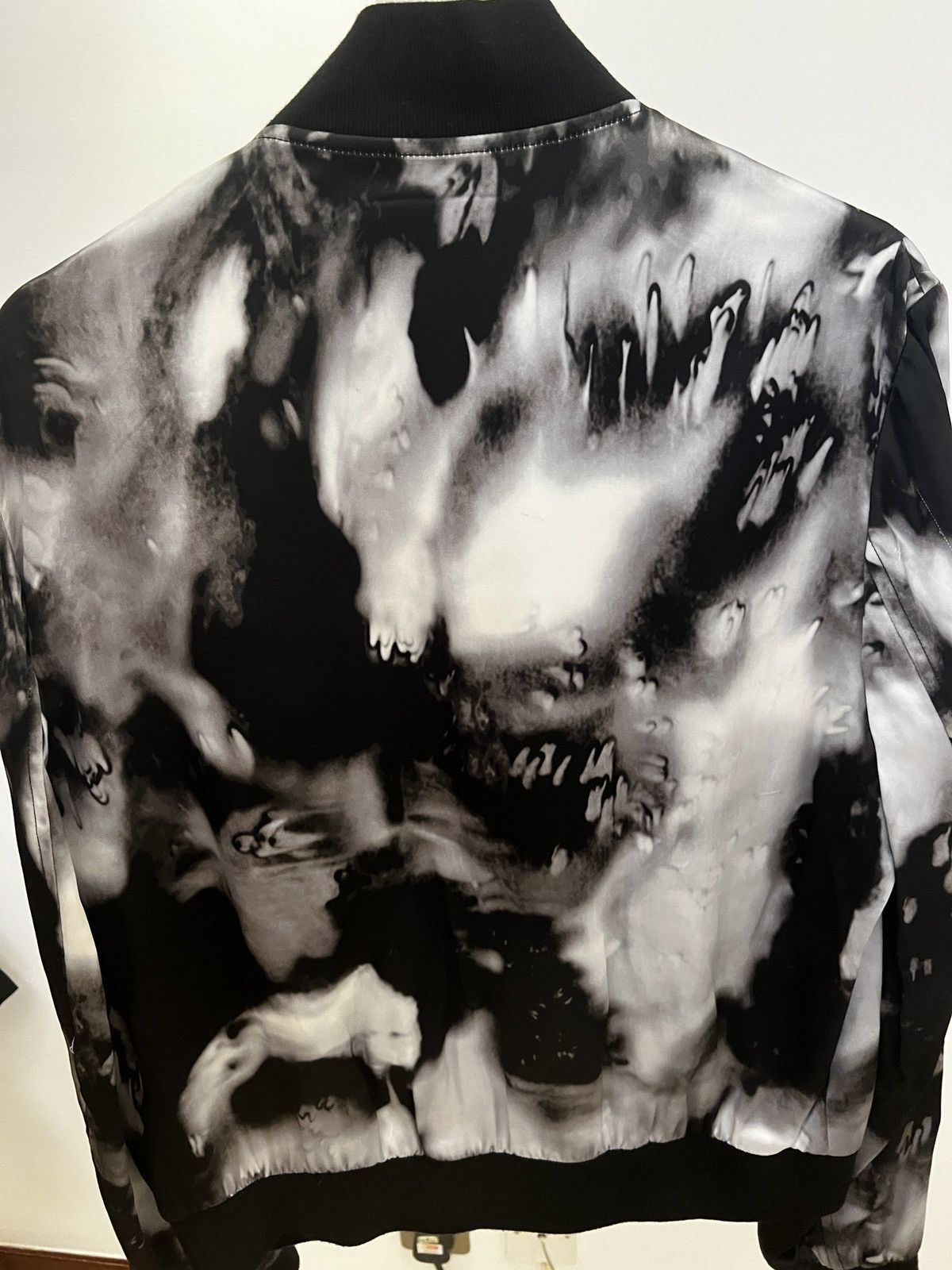 SS 2017 Saint Laurent Paris Tie Dye Varsity Jacket