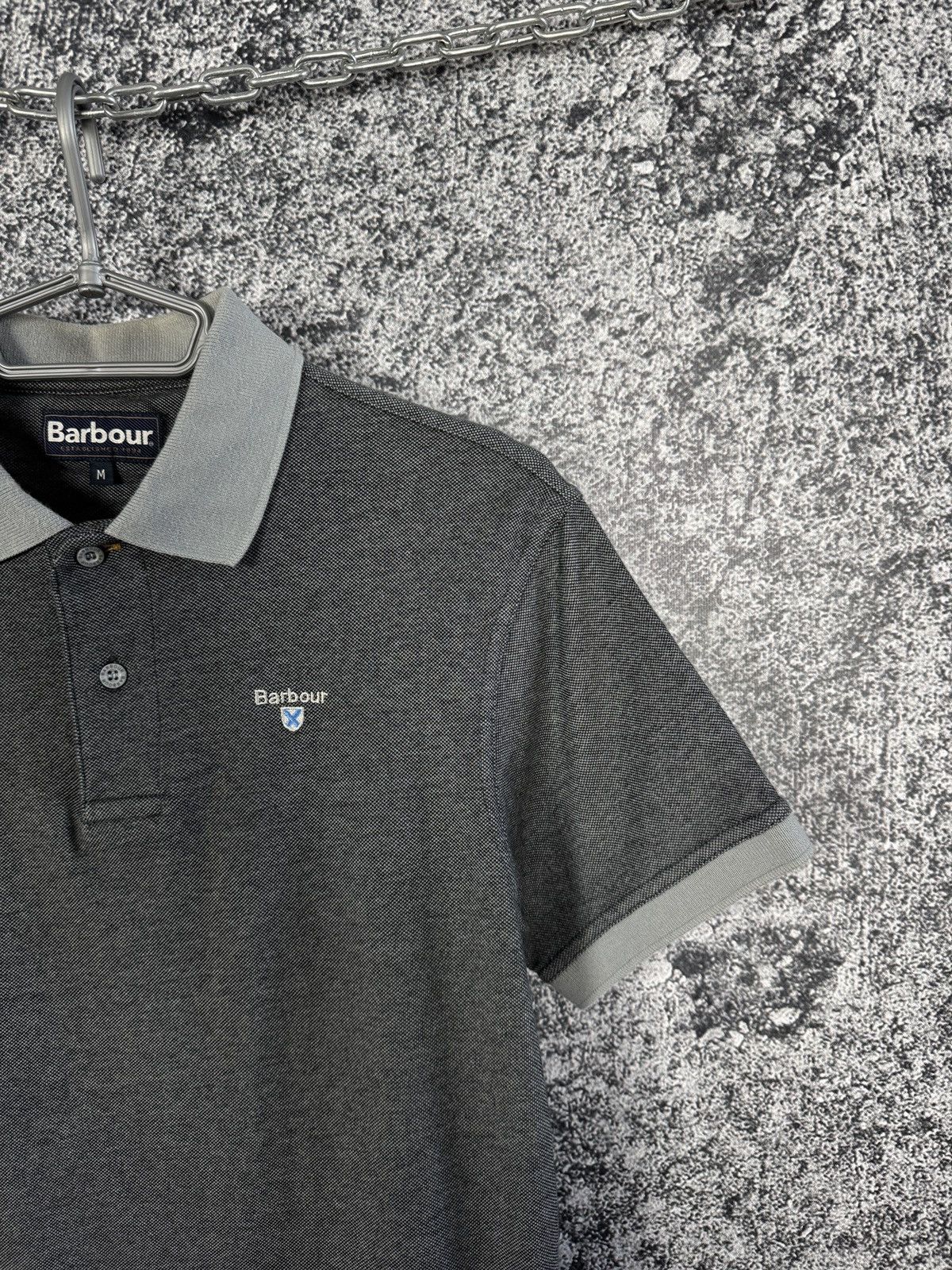 Barbour × Vintage Men’s Barbour Polo Shirt Luxury Size M Medium Size US M / EU 48-50 / 2 - 2 Thumbnail