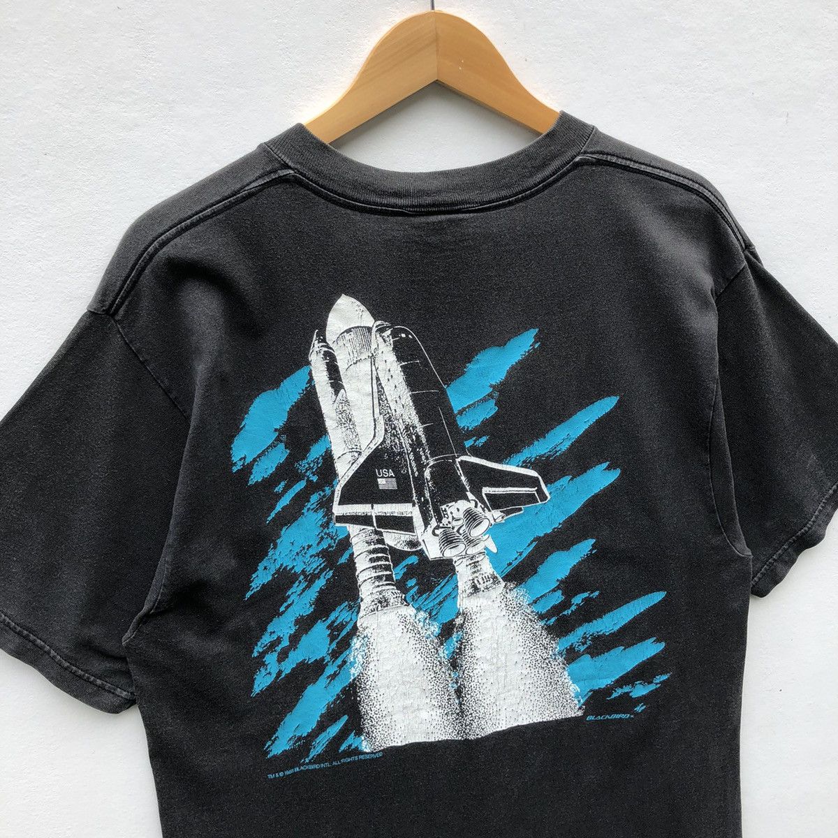 NASA × Vintage Vintage Blackbird Space Shuttle 1988 Shirt SunFaded Size US M / EU 48-50 / 2 - 7 Thumbnail