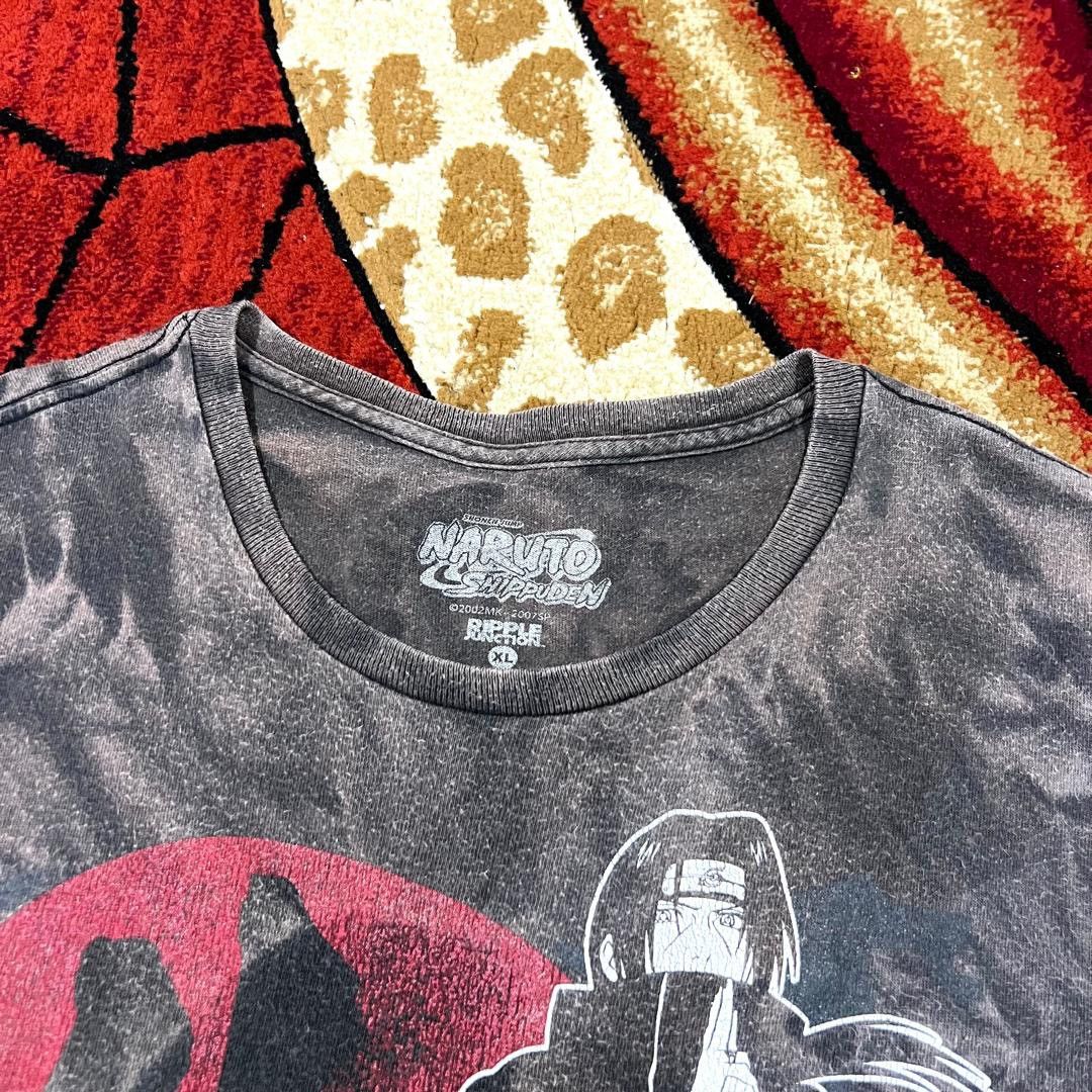Anime Vintage Thrashed Faded Uchiha Itachi Akatsuki Naruto T Shirt Size US XL / EU 56 / 4 - 4 Thumbnail