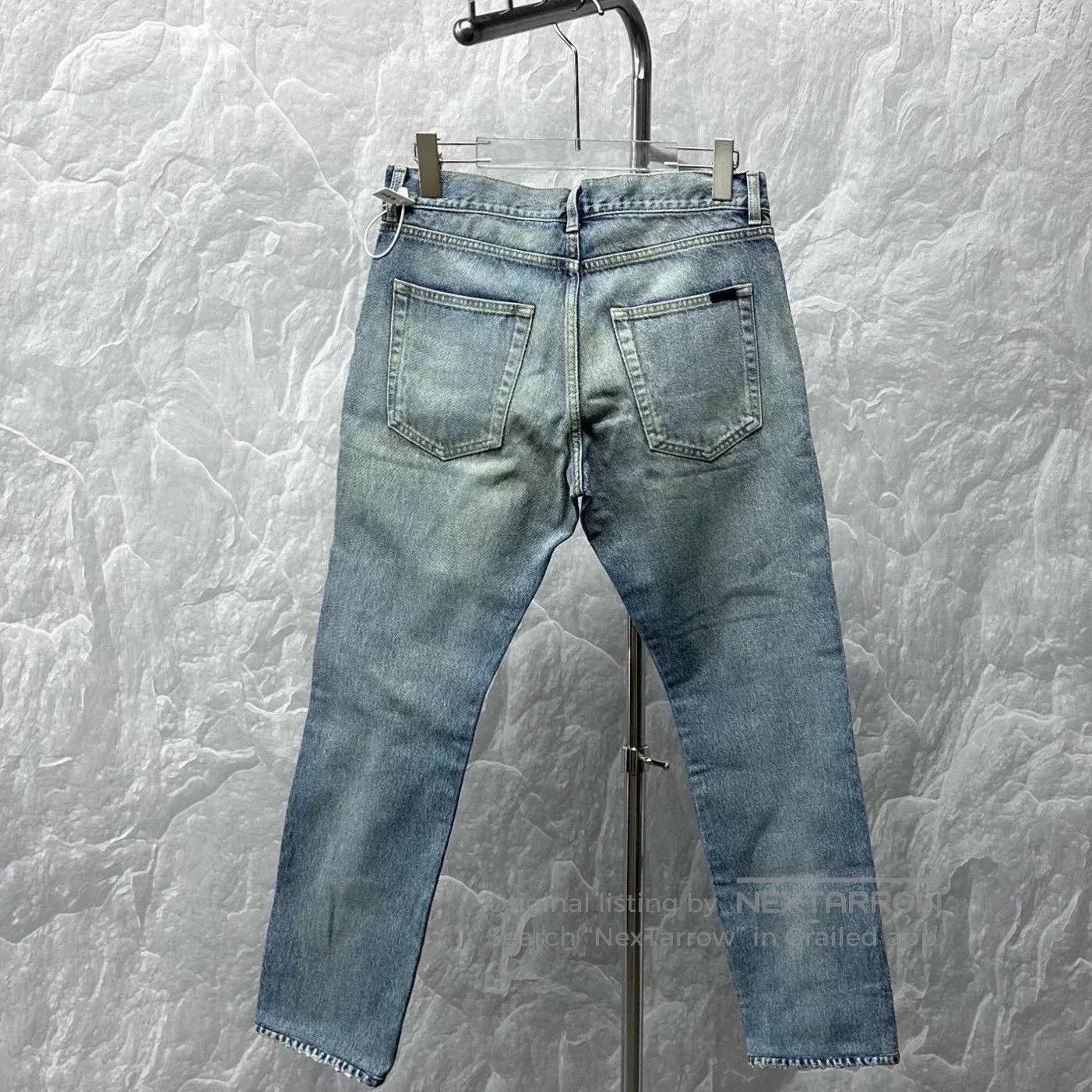 Saint Laurent Paris classic washed denim long pants by saint laurent. Size US 29 - 2 Thumbnail