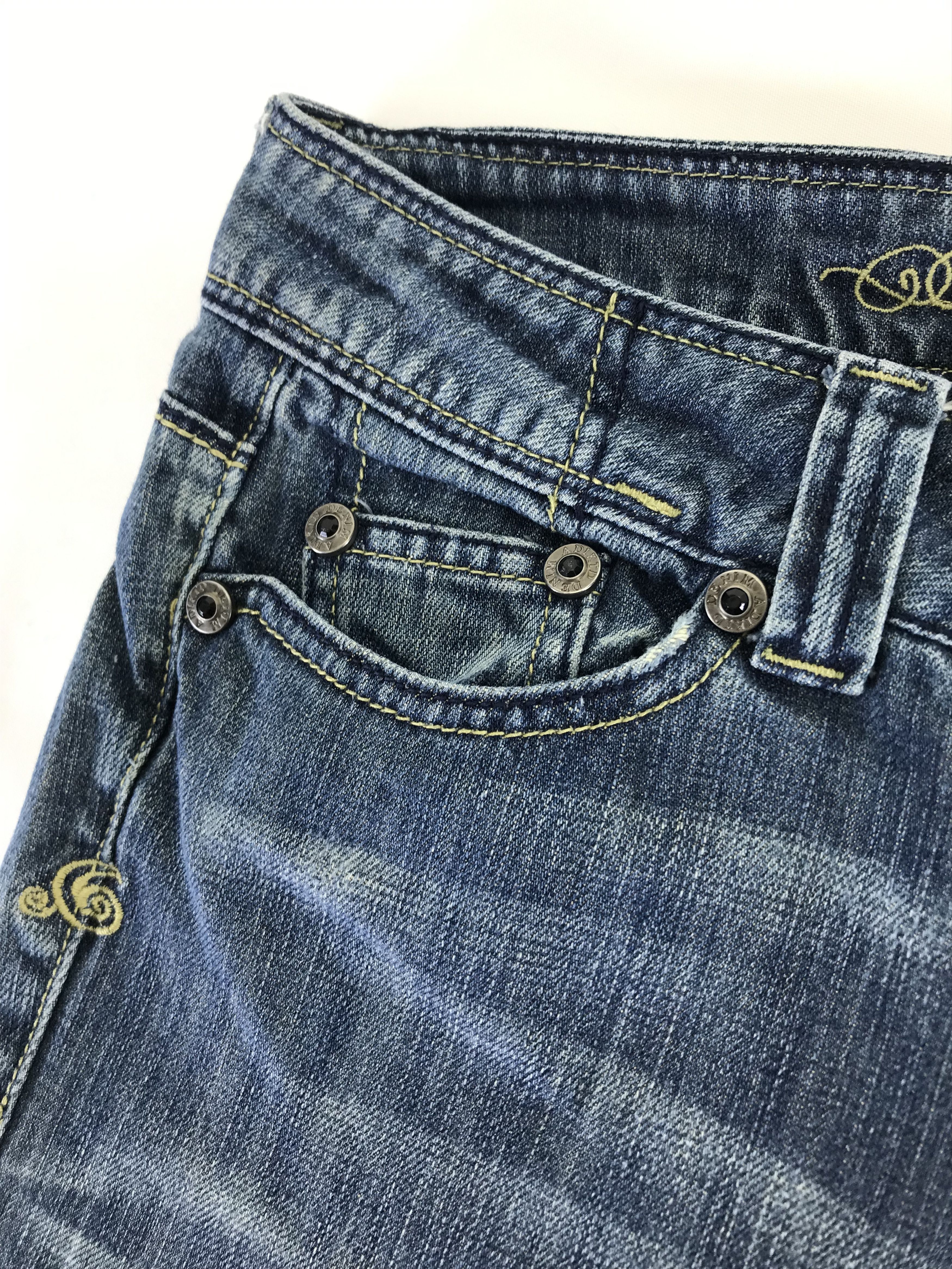 Japanese Brand Vintage Black Cross Flare Jeans Inspired Chrome Hearts Denim Size US 28 / EU 44 - 12 Thumbnail