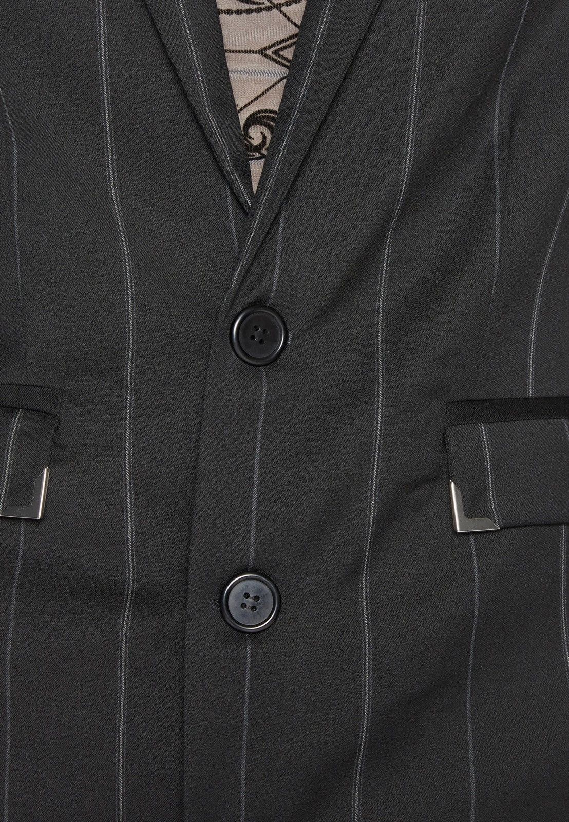 Han Kjobenhavn !DS! AW22 Han Kjobenhavn Sharped Striped Black Blazer Size US L / EU 52-54 / 3 - 10 Thumbnail