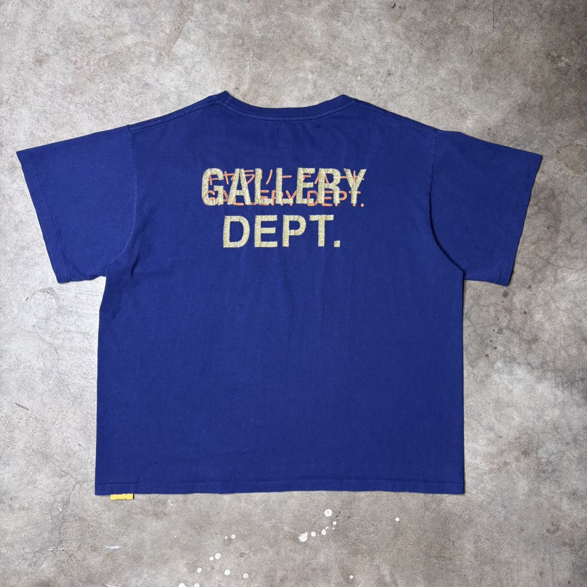 Gallery Dept. GALLERY DEPT. TOKYO GD TEE | NAVY Sz X-Large 100
