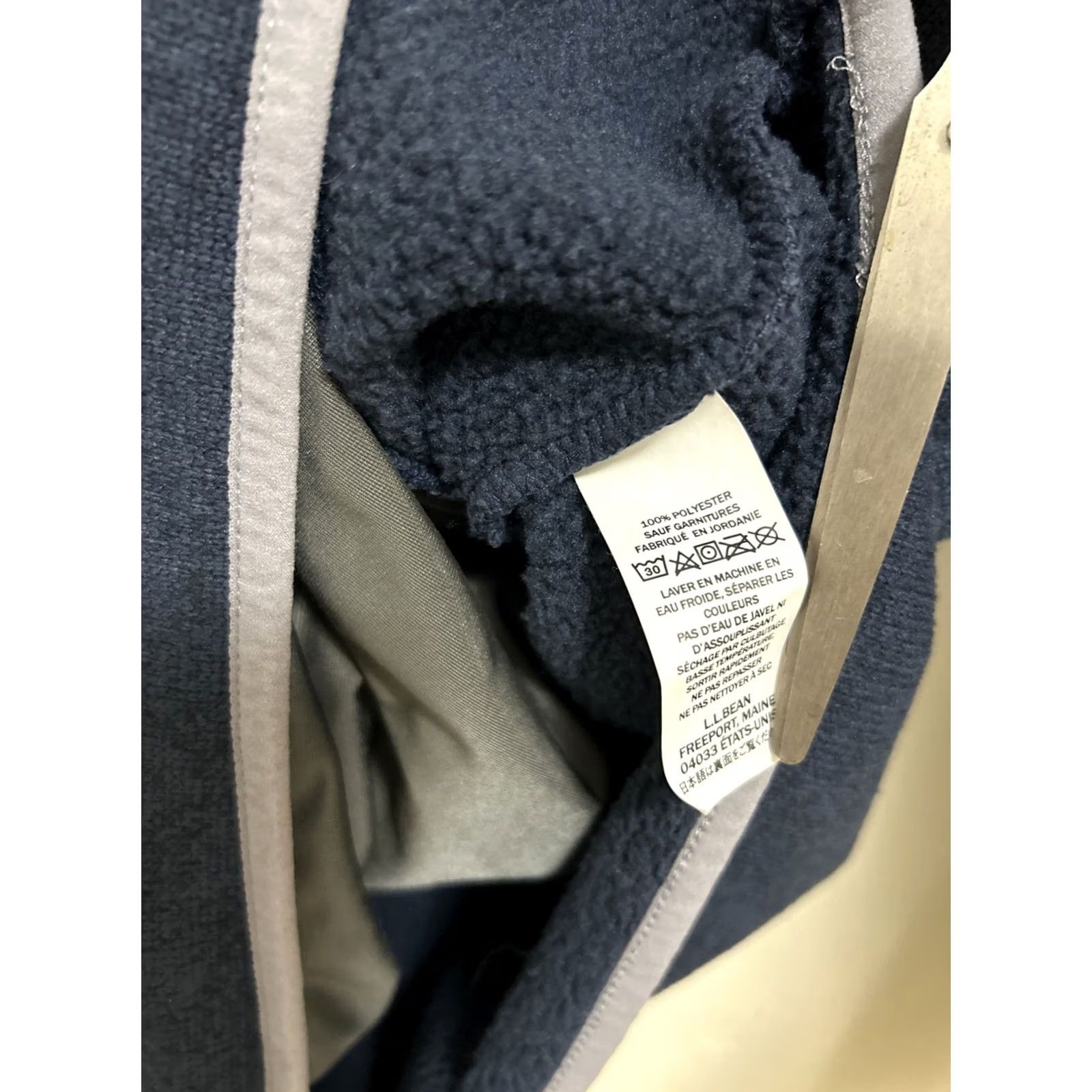 Vintage LL Bean Sweater Womens Medium Blue T-Snap Fleece Pullover Logo L/S 292726 Size M / US 6-8 / IT 42-44 - 7 Thumbnail