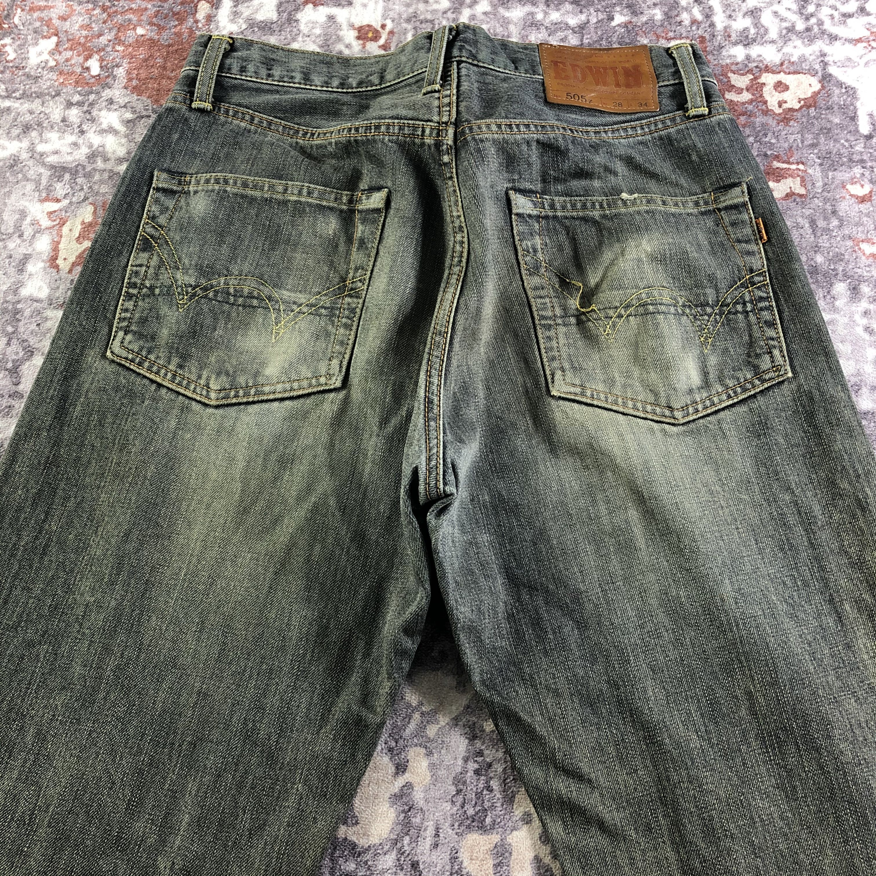 Edwin Vintage Edwin 505 Selvedge Jeans-JM3629 Size US 31 - 5 Thumbnail