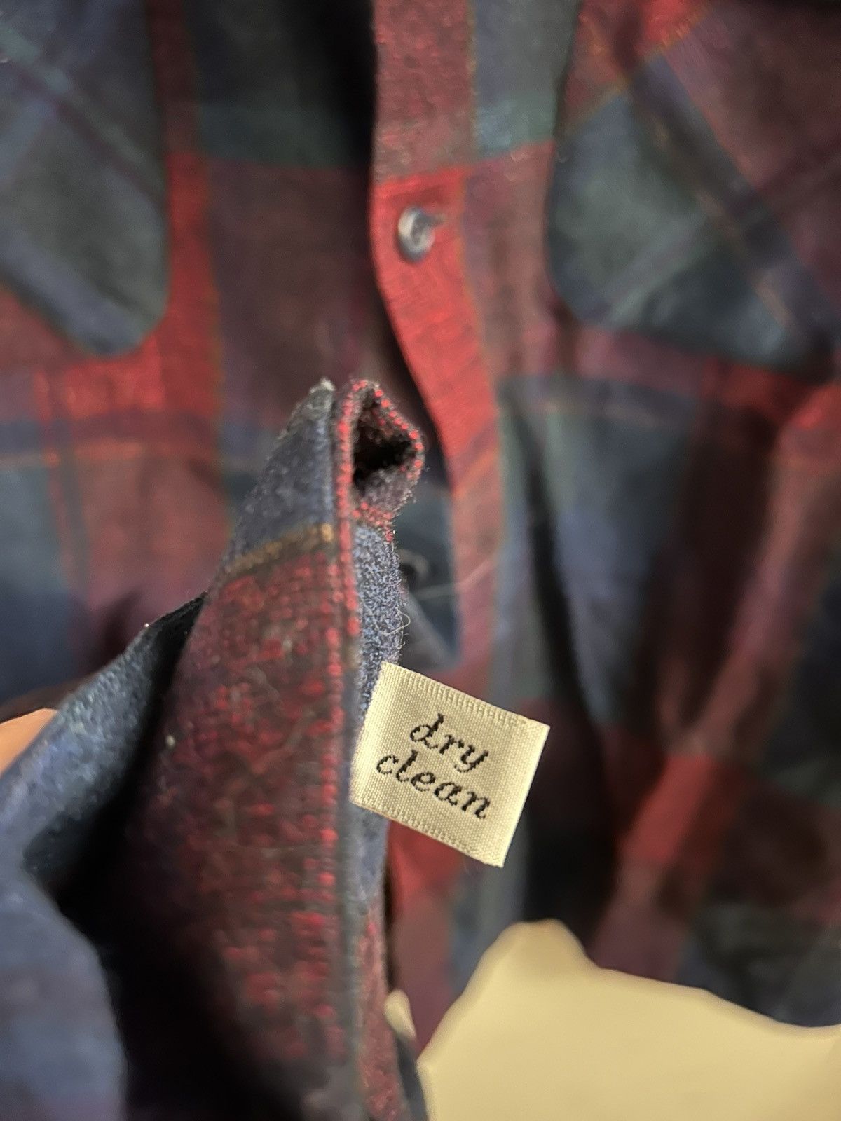 Pendleton Vintage 60s / 70s USA Pendleton Shadow Plaid Loop Collar L Size US L / EU 52-54 / 3 - 6 Thumbnail