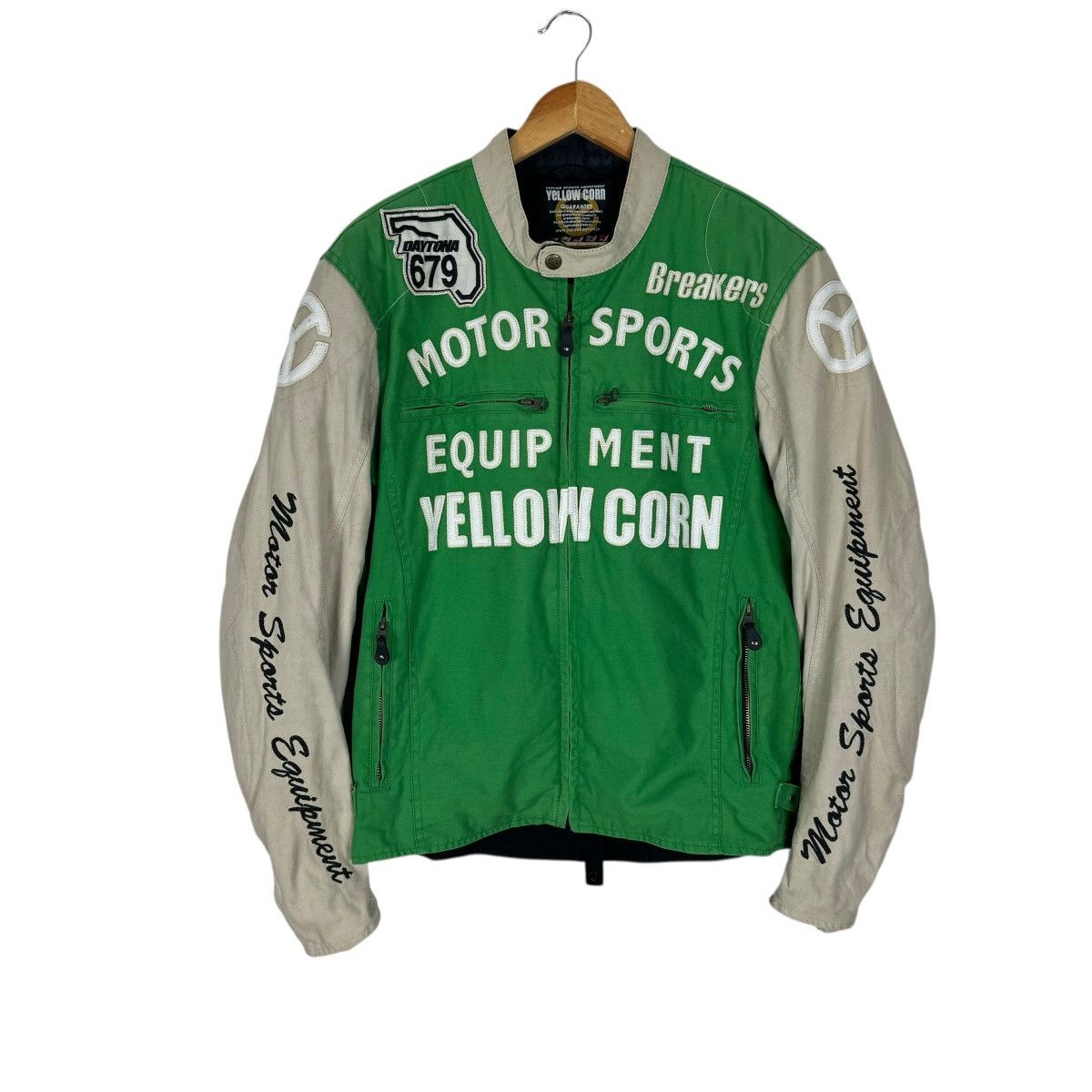 YELLOW CORN ☀️YELLOW CORN DAYTONA PADDING RACING TEAM JACKET Size US L / EU 52-54 / 3 - 1 Thumbnail