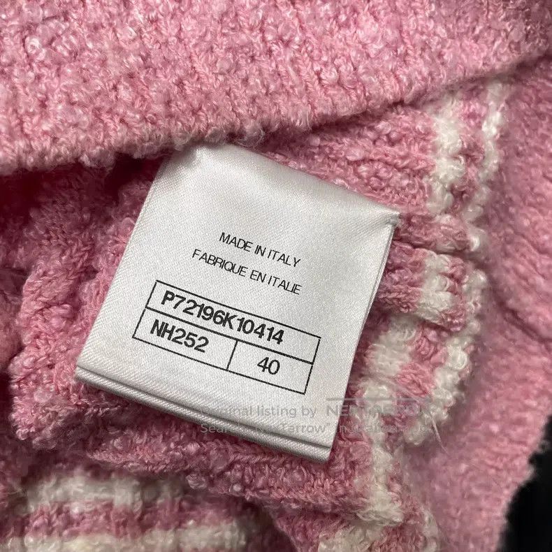 Chanel Chanel Pink CC Knit Sleeveless Vest i Size S / US 4 / IT 40 - 5 Thumbnail