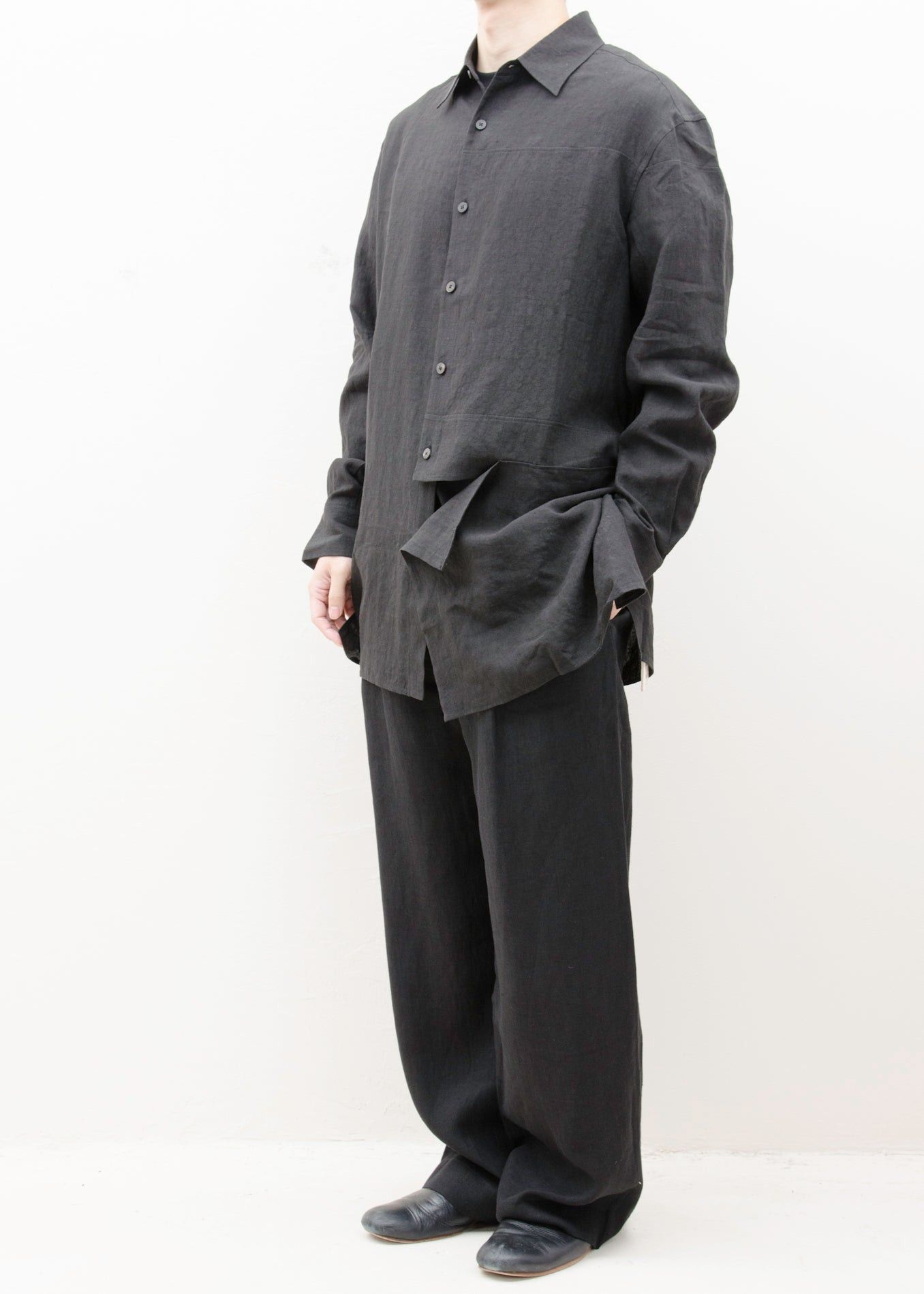 Ziggy Chen Ziggy Chen SS2022 Assemble patchworks cupro shirt Size US M / EU 48-50 / 2 - 13 Thumbnail
