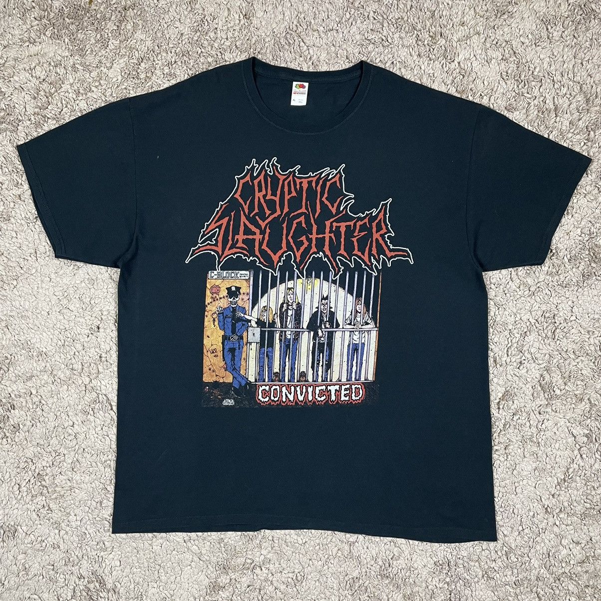 Band Tees Cryptic Slaughter Convinted T-shirt Size US XL / EU 56 / 4 - 1 Thumbnail