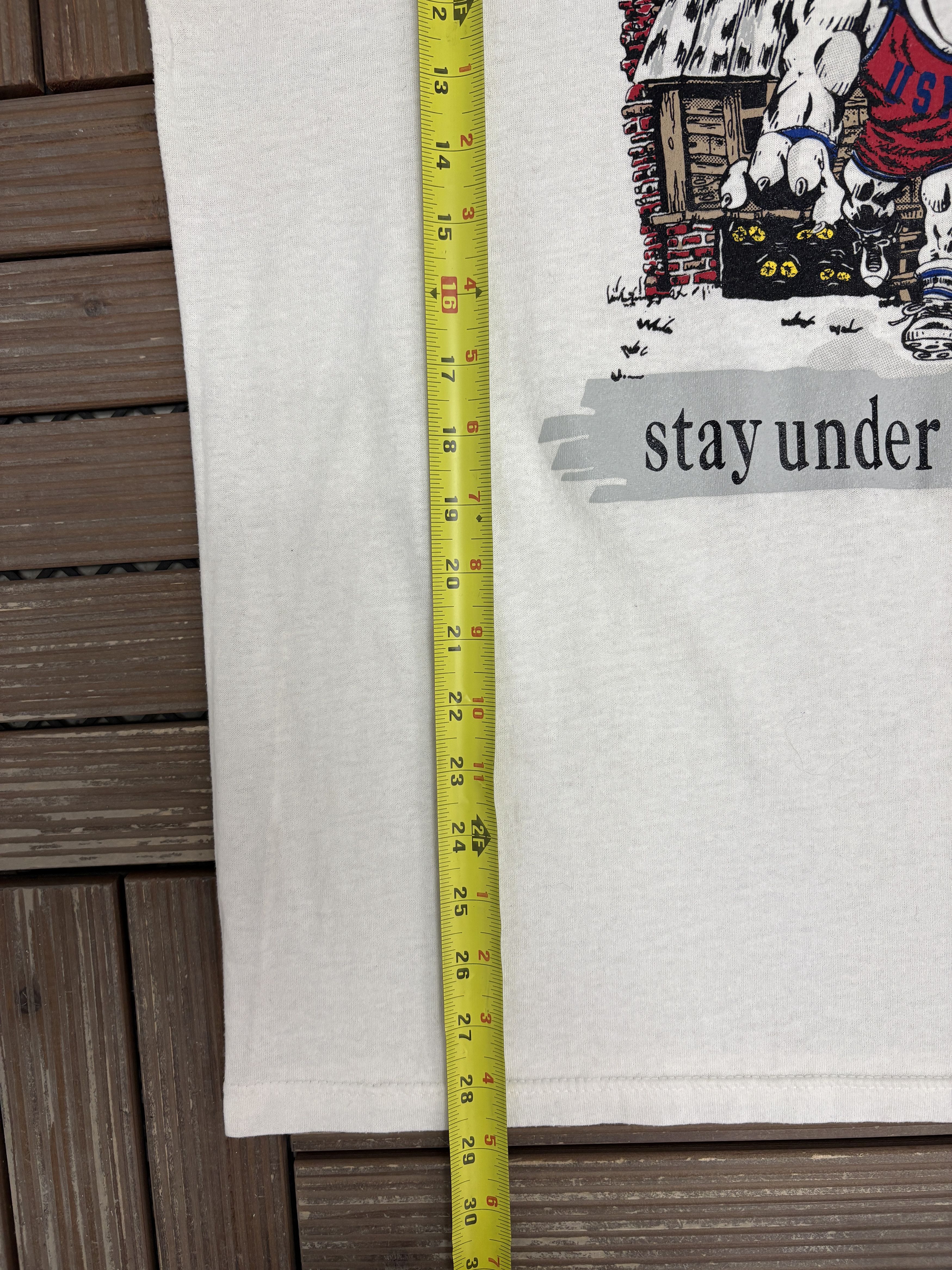 Vintage United States Marine Corps Basketball Vintage White T-Shirt Size US XL / EU 56 / 4 - 7 Thumbnail