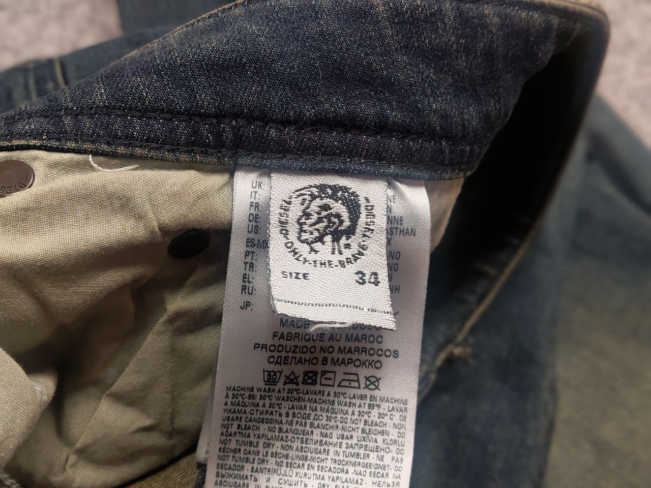 Diesel Vintage Diesel larkee Denim Jeans If Six Was Nine LGB Y2K Size US 34 / EU 50 - 19 Thumbnail