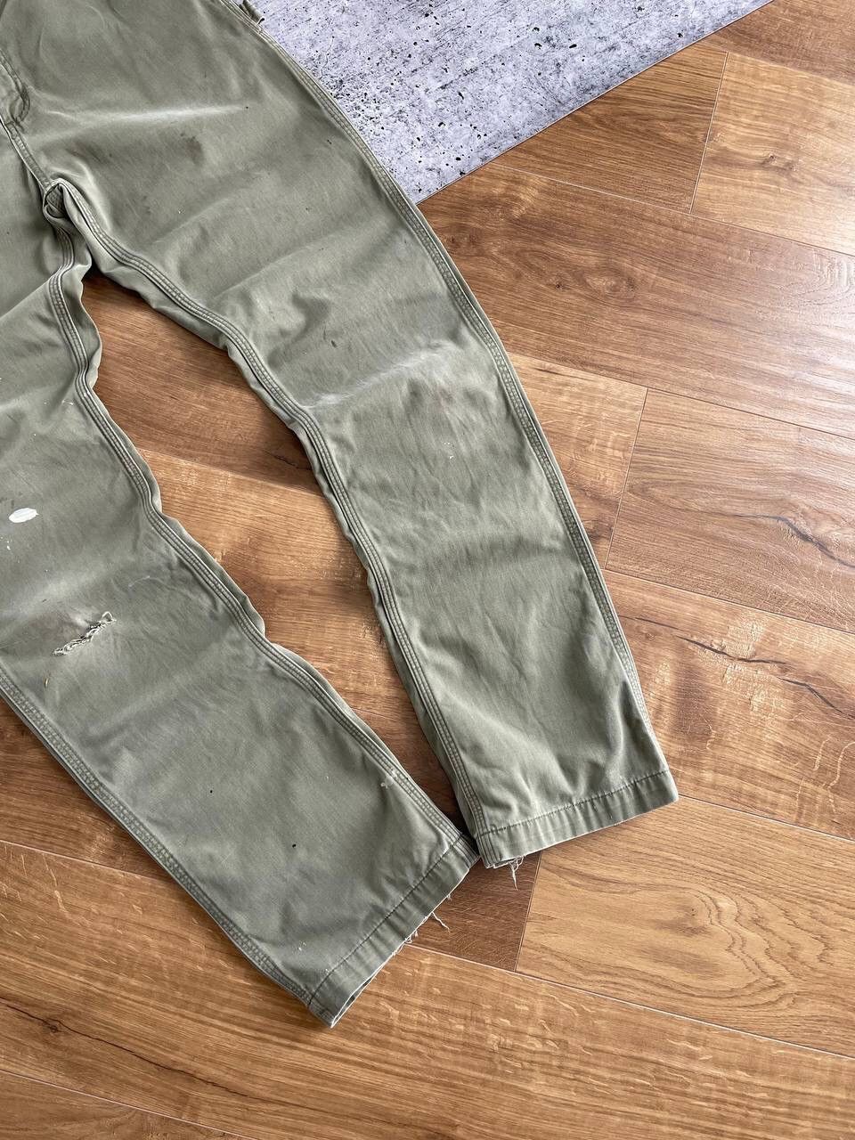 Carhartt × Vintage Vintage Carhartt Y2K Single Knee Carpenter Distressed Pants Size US 33 - 3 Thumbnail