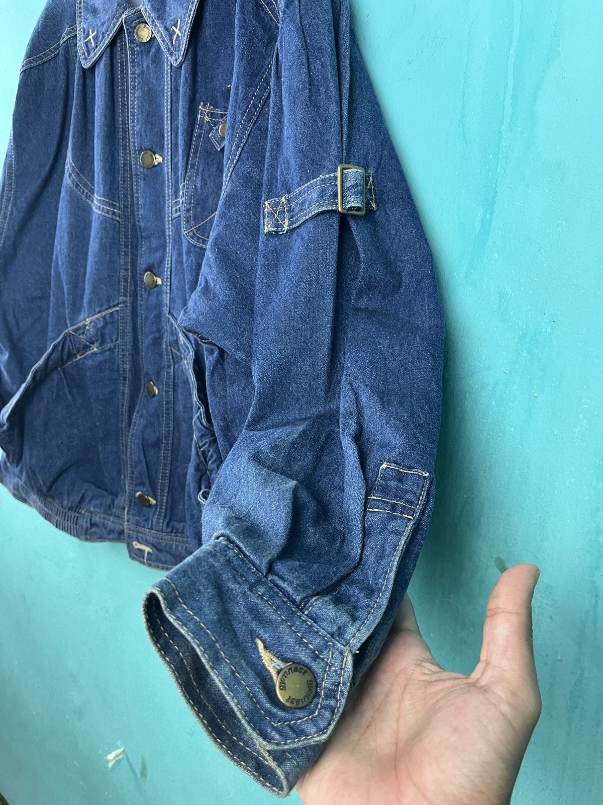 Other Gymnast Sunford Boxy Denim Jacket Size US M / EU 48-50 / 2 - 7 Thumbnail