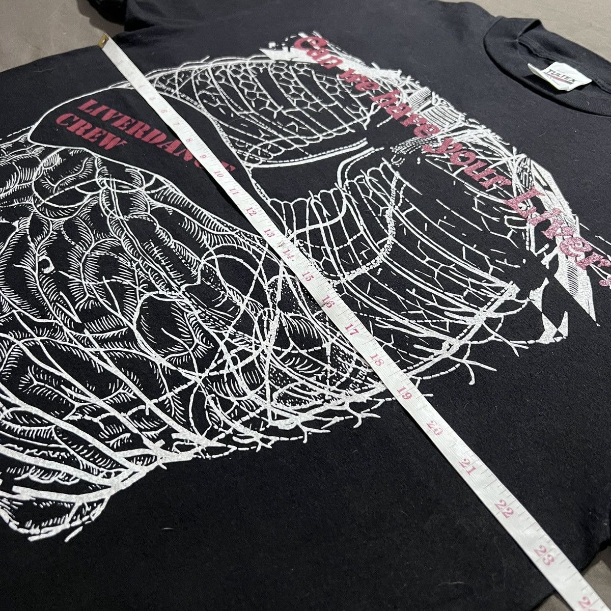 Arts & Science Vintage 90 LIVERDANCE CREW Skeleton Anatomy Graphic Tee XL Size US XL / EU 56 / 4 - 12 Thumbnail