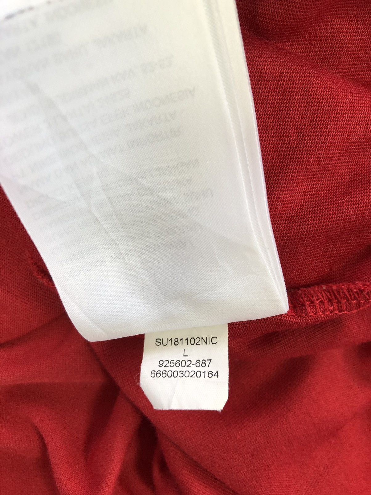 Jordan Brand Nike Air Jordan Red Tshirt Tee Size US L / EU 52-54 / 3 - 12 Thumbnail