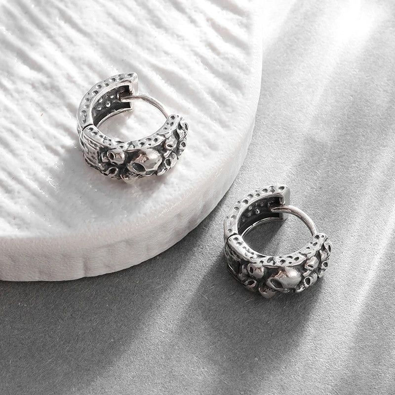 Jewelry × Vintage Gothic Skull Ghost Head Errings Size ONE SIZE - 3 Thumbnail