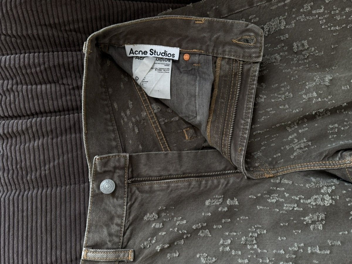 Acne Studios 2022 Moth Brown Jeans