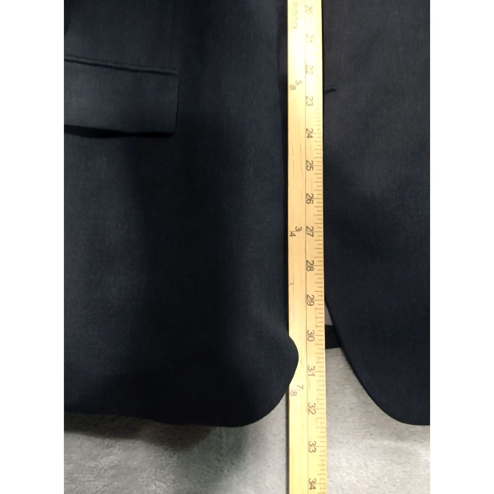 Hugo Boss HUGO BOSS Blazer Mens 42R Gray Wool 2 Piece Suit Jacket 2-Button Notch Lapel Regular Fit Vintage No Size 42R - 5 Thumbnail