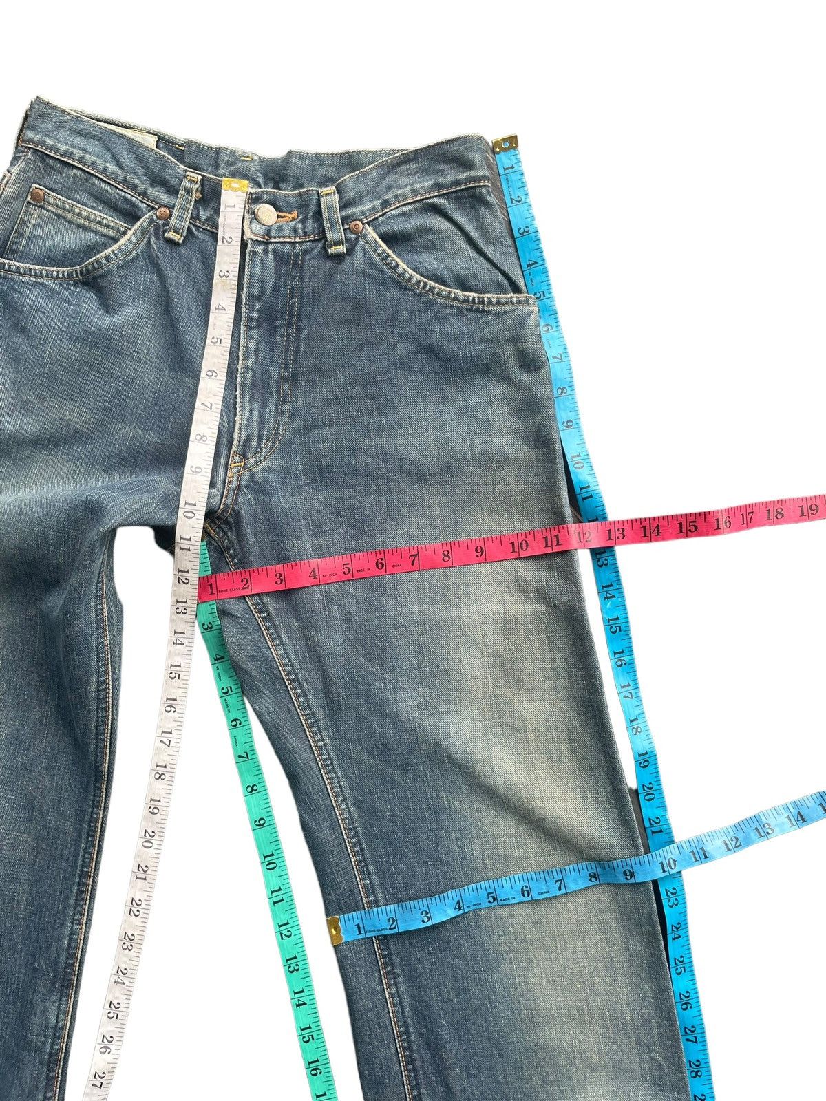 Lee × Vintage Vintage Miss Lee Riders Half Selvedge Denim Size 29" - 23 Thumbnail