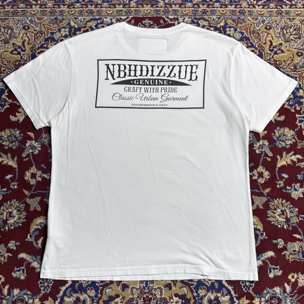 Neighborhood NHIZ Neighborhood Izzue Skull logo Tee y2k Japanese brand Size US L / EU 52-54 / 3 - 4 Thumbnail