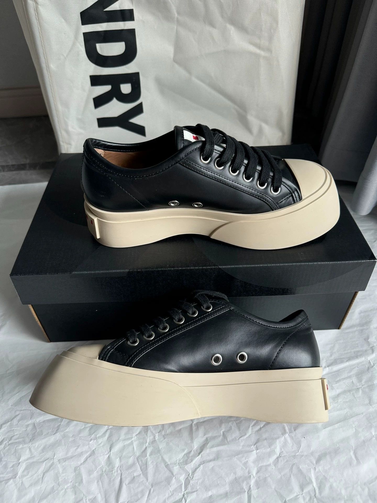 Marni Marni Pablo 2024 black lace-up women's 36 Size US 5.5 / IT 35.5 - 8 Thumbnail