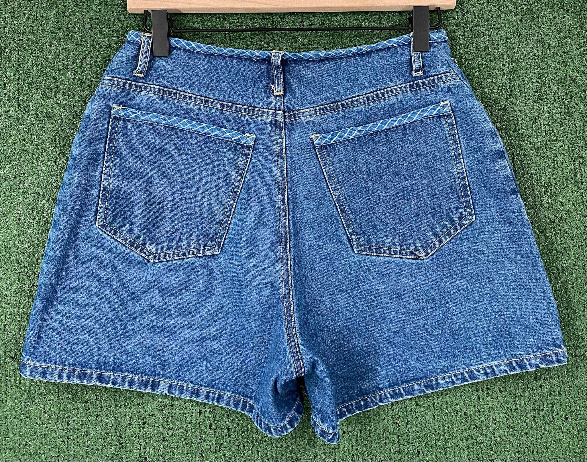Other 90’s Carolina Blues Peace Button Front Jean Shorts 30” Waist Size 26" / US 2 / IT 38 - 5 Thumbnail
