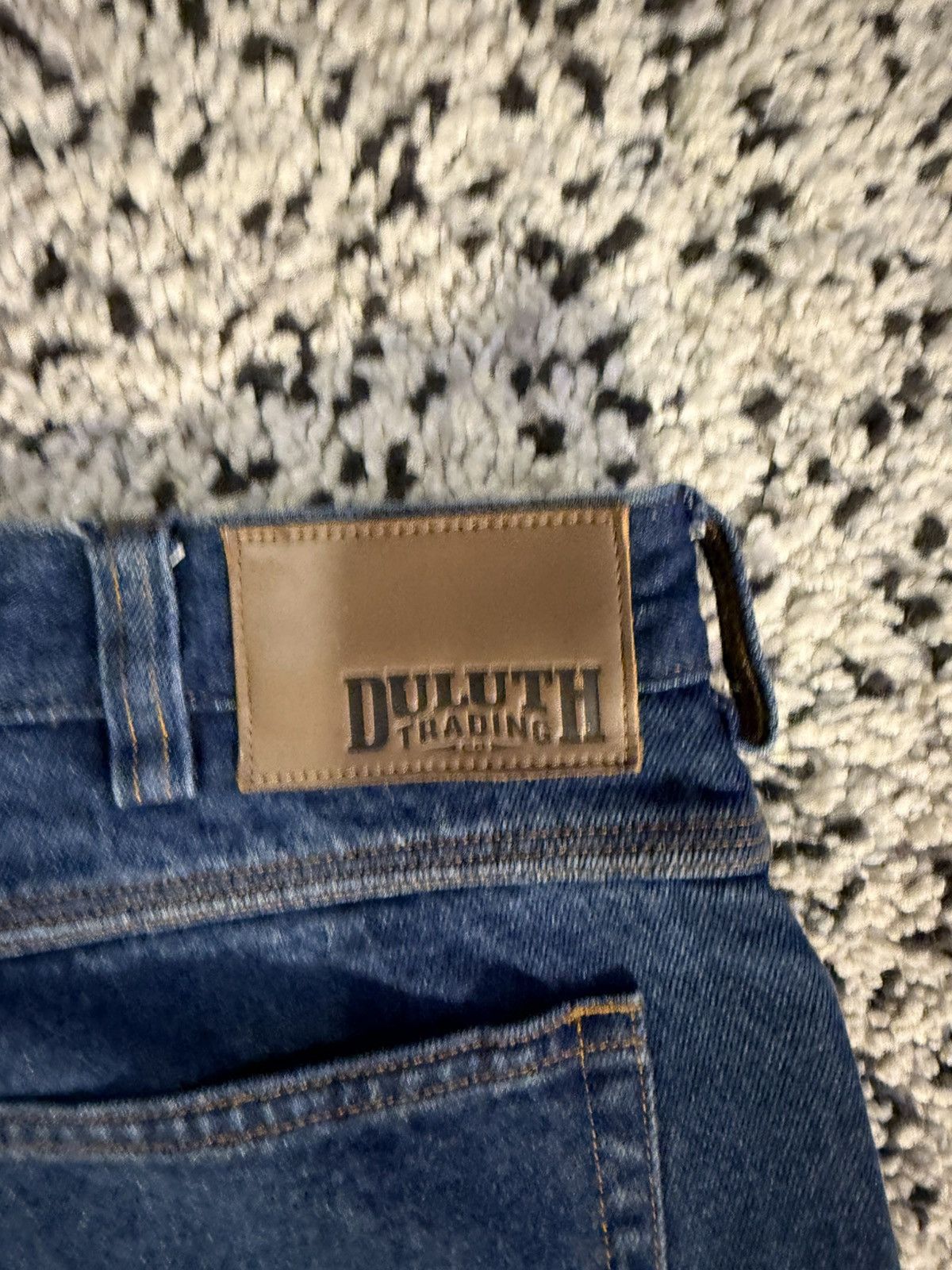 Vintage Baggy Blue Streetwear Jeans Y2K - Duluth Trading Co Size US 36 / EU 52 - 3 Thumbnail