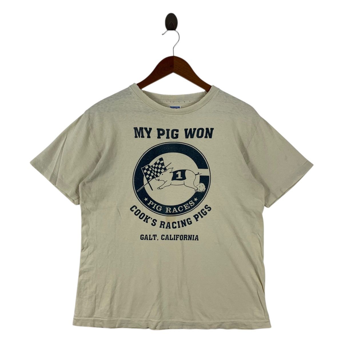 Other Dubbleworks Warehouse Co. "My Pig Won" Graphic Tee Size US M / EU 48-50 / 2 - 1 Thumbnail