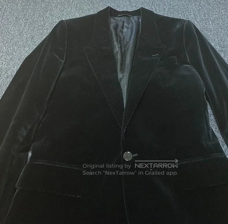 Dolce & Gabbana Dolce Gabbana Velvet Suit Set. Size US 44 / EU 60 - 2 Thumbnail