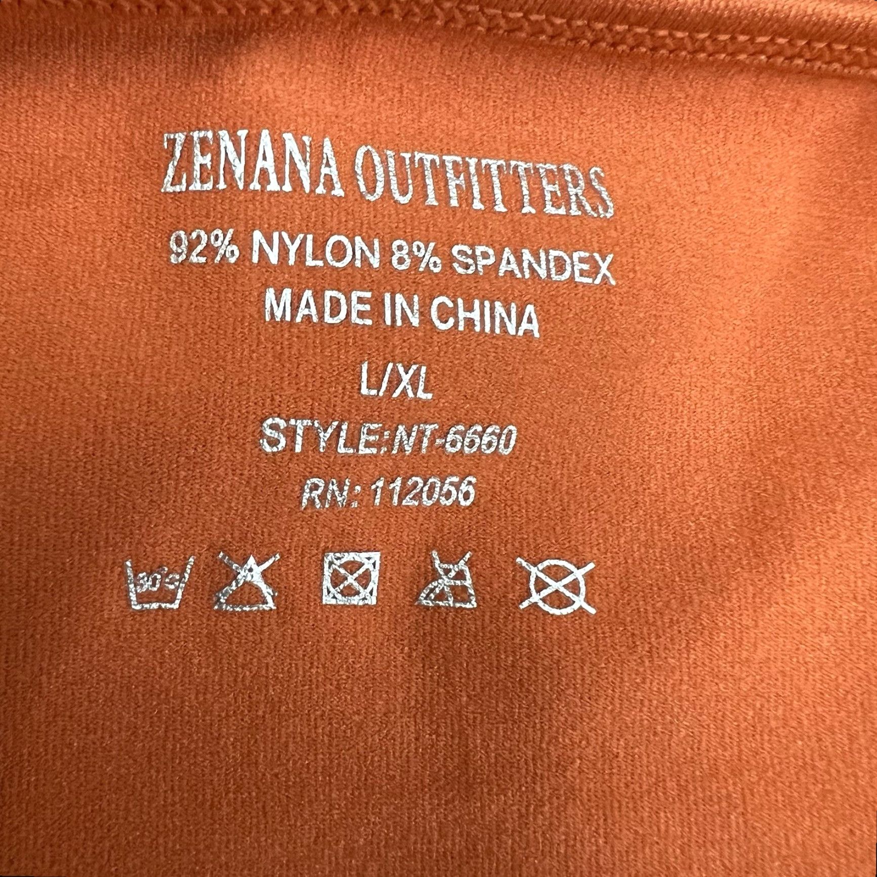Vintage Zeana Tank Women’s XL Sleeveless Racerback Top Orange Brick Knit Breathable Basic Casual Size XL / US 12-14 / IT 48-50 - 5 Thumbnail