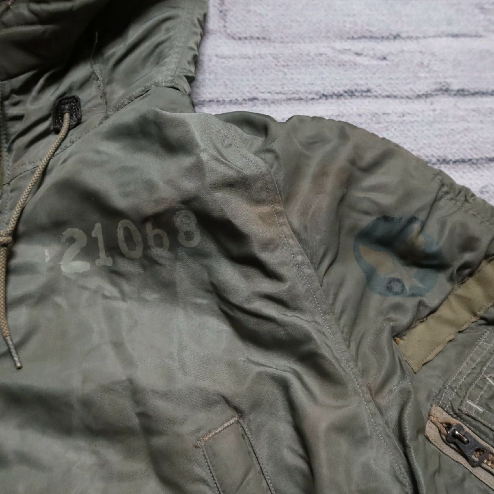 Vintage VINTAGE USAF US Air Force N-3B Flight Jacket Skyline Clothing Corp Jacket Mens L Green N-3B Vintage USAF Flight Jacket Size US L / EU 52-54 / 3 - 4 Thumbnail