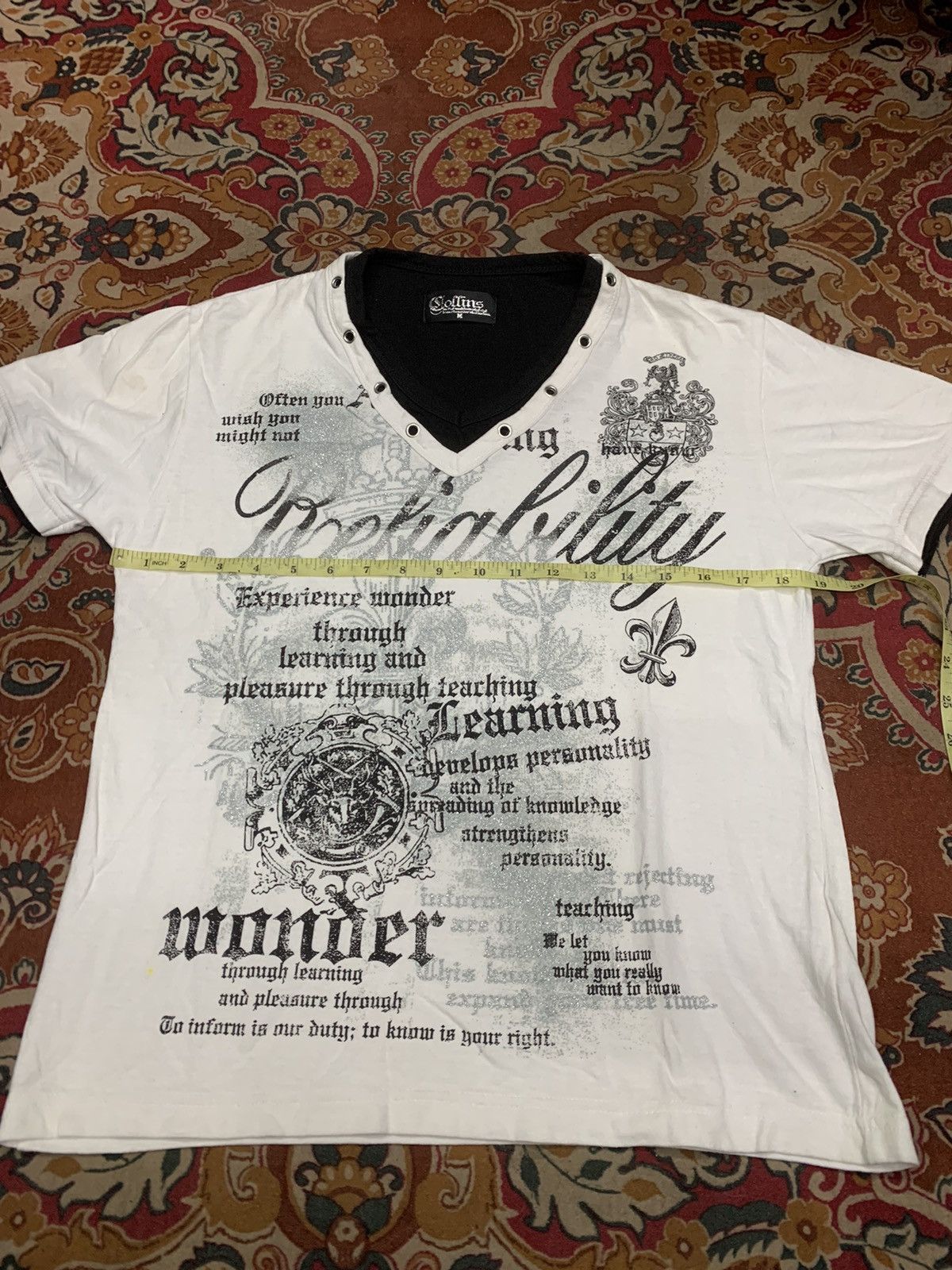 Hysteric Glamour × If Six Was Nine × Japanese Brand Scollins double layer poem style Size US M / EU 48-50 / 2 - 7 Thumbnail