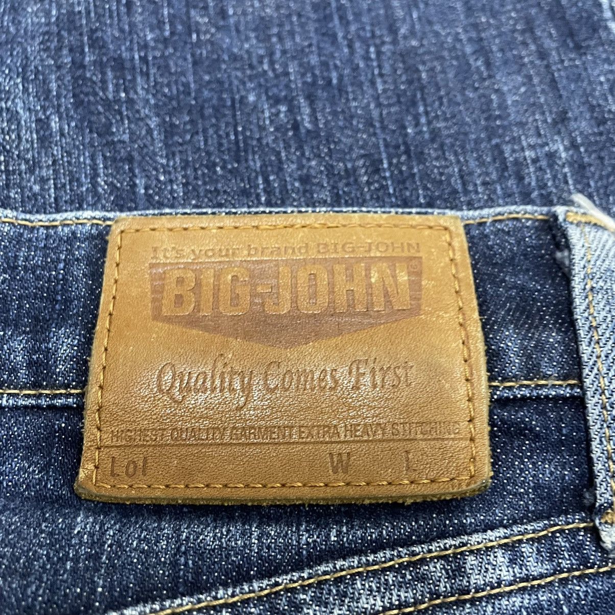 Big John 🔥Vintage Big John Stoned Washed Distress Denim Jeans Size US 29 - 16 Thumbnail