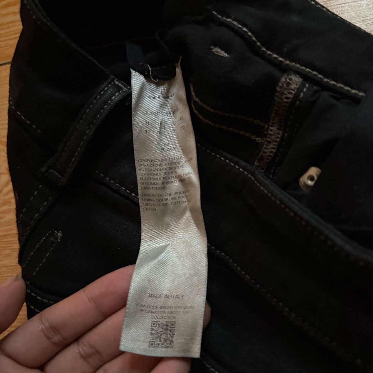 Rick Owens Rick Owen Detroit cut waxed denim Size US 31 - 5 Thumbnail