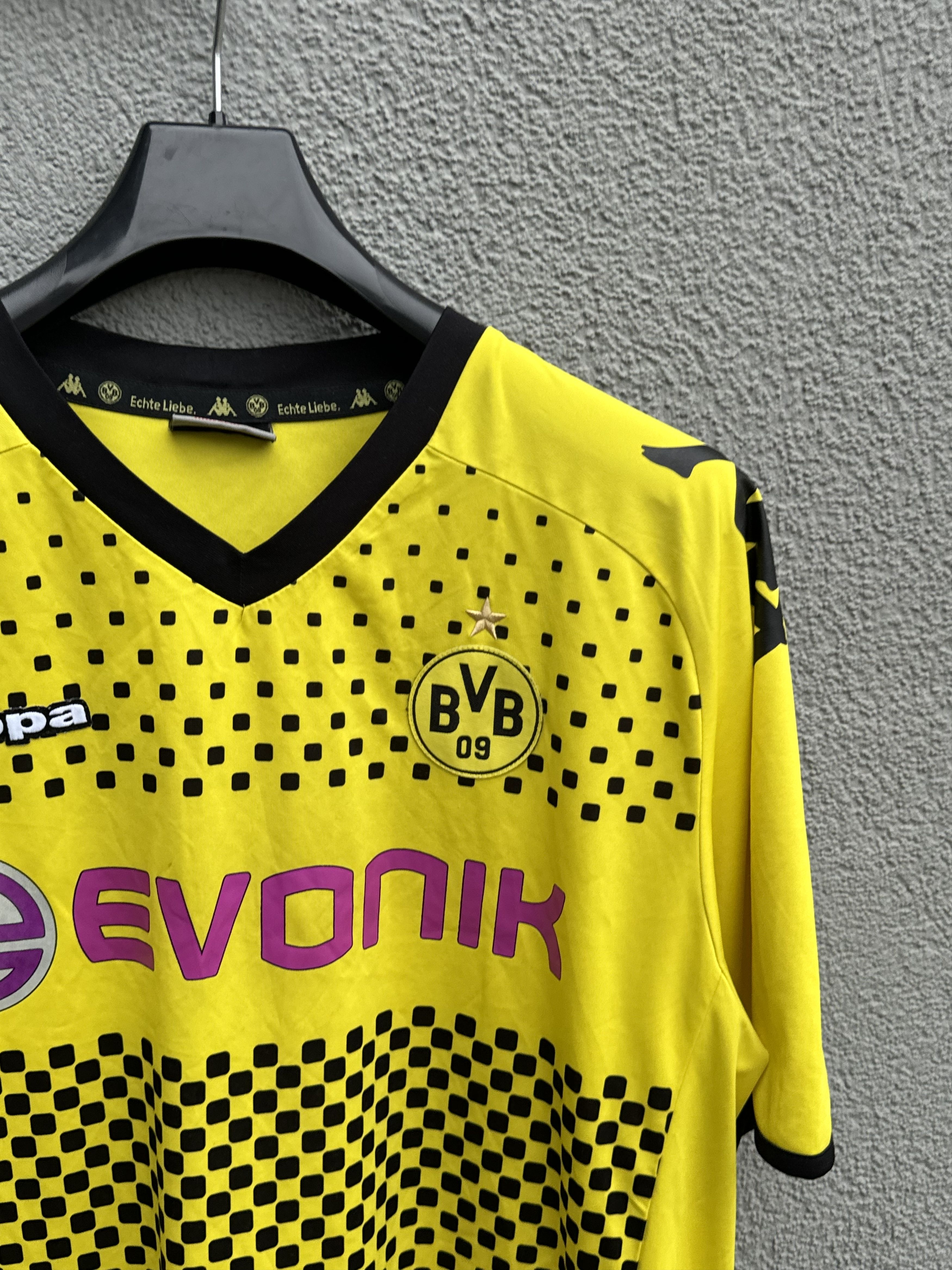 Kappa BORUSSIA DORTMUND 2011/2012 HOME JERSEY KAPP Size US XXL / EU 58 / 5 - 2 Thumbnail