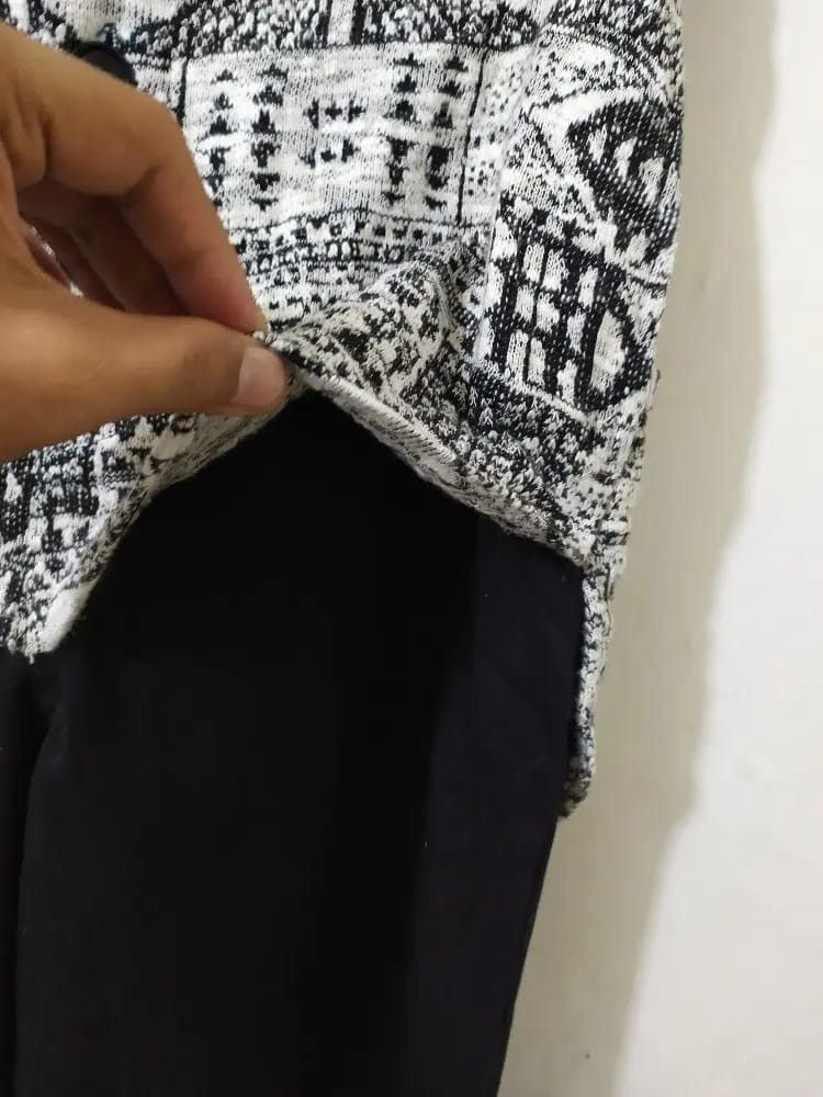 Japanese Brand yul Oriental Layered Cropped Baggy Pants Size US 32 / EU 48 - 4 Thumbnail