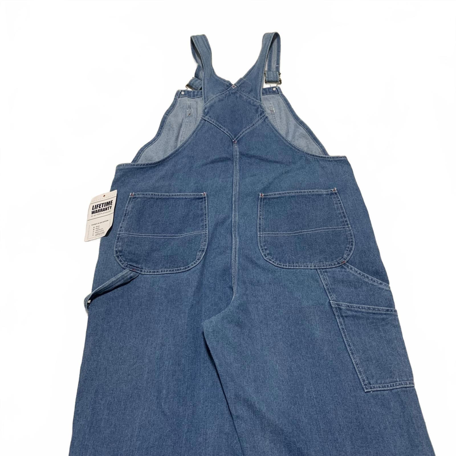 HIDEAWAYS NWT Hisea Men's Blue Denim Overalls 40W x 30L Cotton Size US 40 / EU 56 - 2 Thumbnail